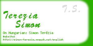 terezia simon business card